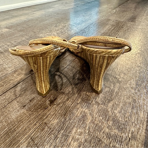 New York Transit Wedge Heel Sandals, Size 9 - Picture 2 of 11